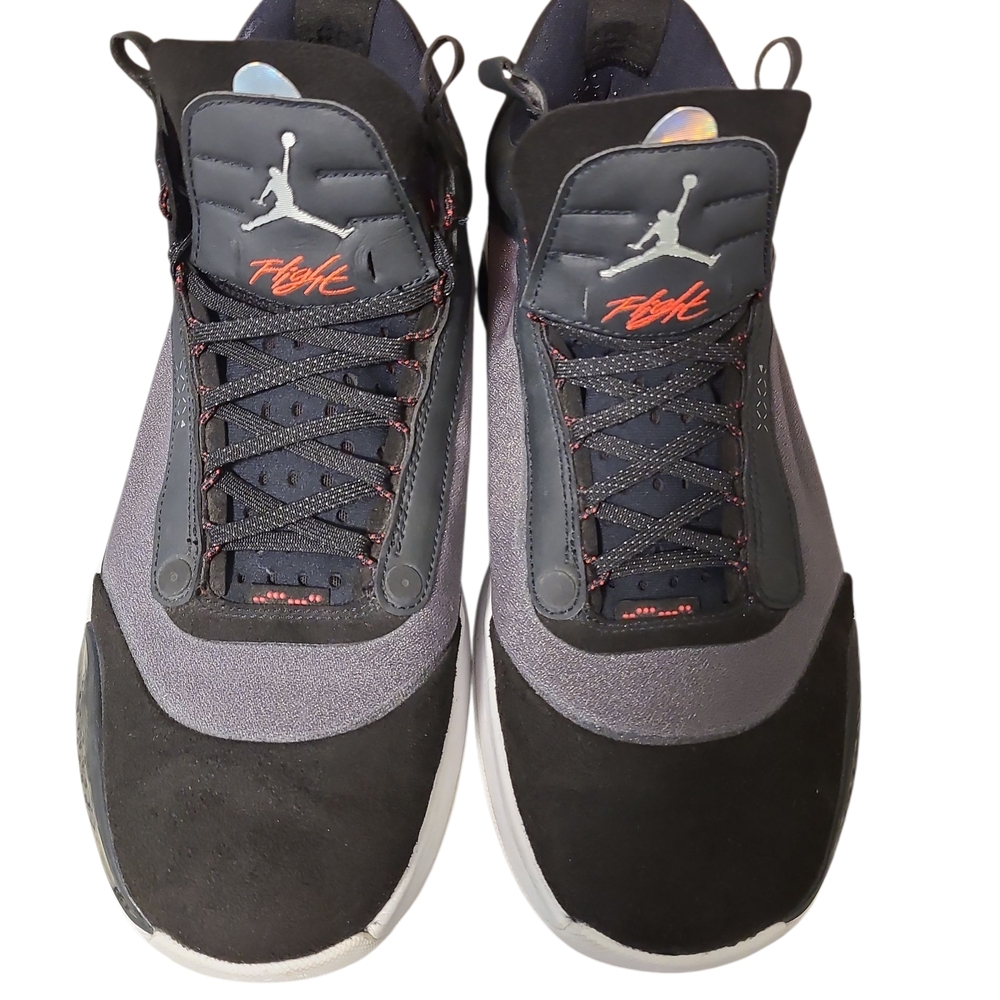 Jordan Men's Black and Gray Sneakers